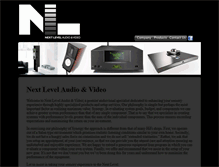 Tablet Screenshot of nextlevelav.com